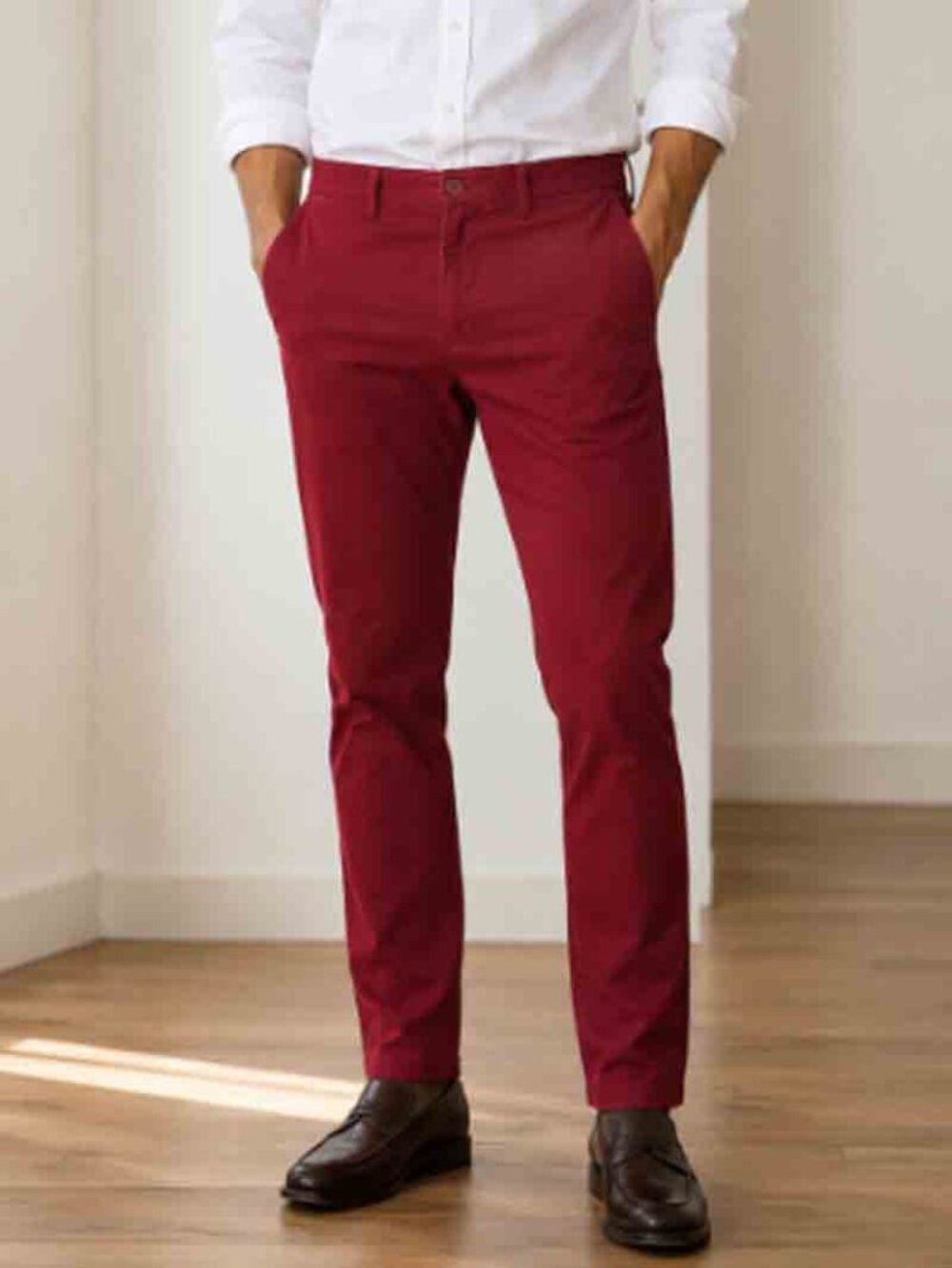 NWT J.Crew Red Sutton Chinos Pants Size 36 X 34